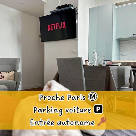 Appartement Entier Calme - Parking Free - Proche Paris Et Chateau - Wifi Hd Vincennes Eksteriør billede